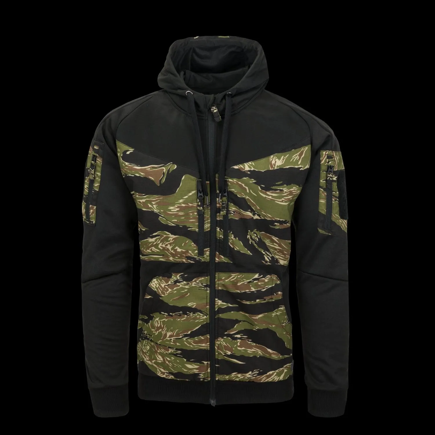 ROGUE Hoodie (FullZip) - Black / MultiCam Black