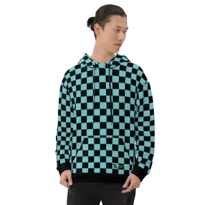 Rogue Labs Monogram Squared Teal Unisex Hoodie