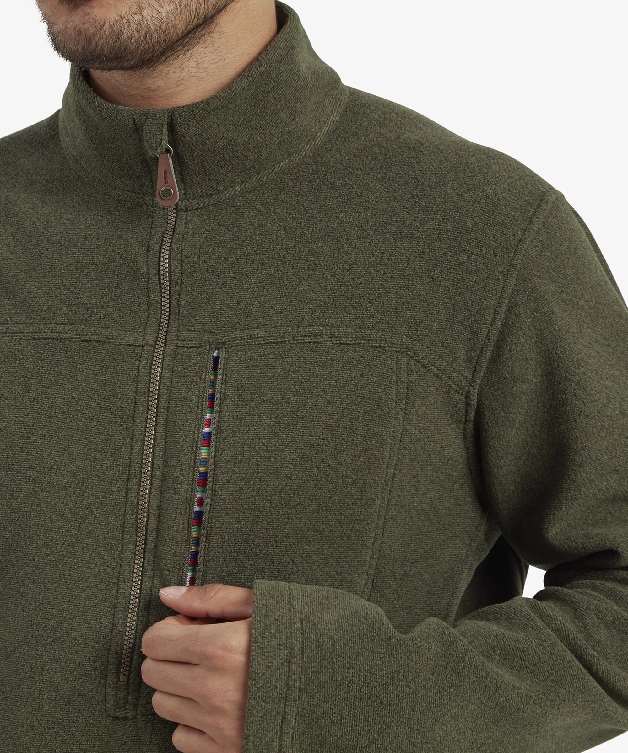 Rolpa Eco Quarter Zip - Evergreen