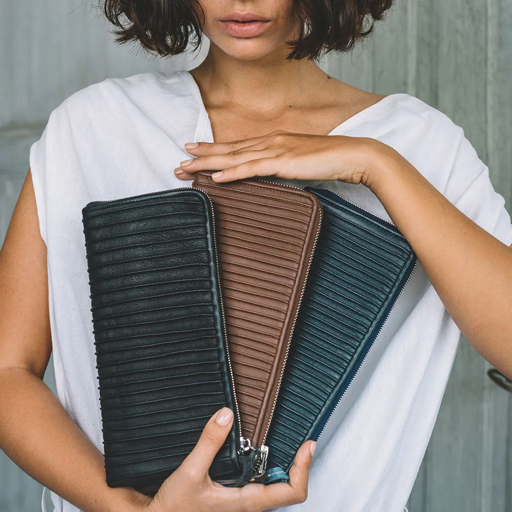 ROSA | NATURAL TAN | ZIPPER WALLET