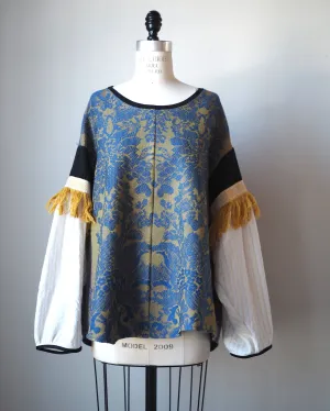 royal lincoln jacquard vienna top