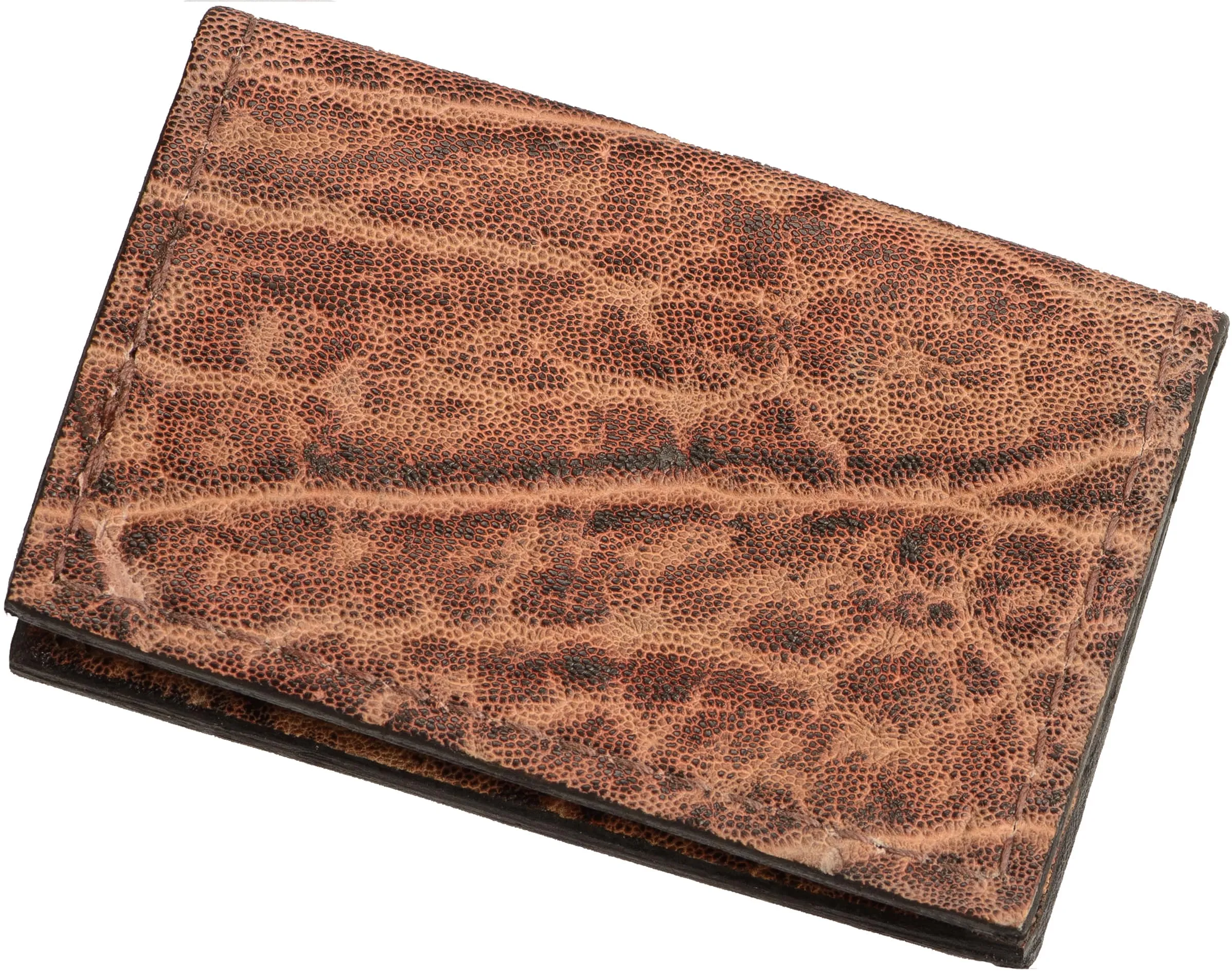 Rustic Brown Elephant Credit Card & Business Card Wallet