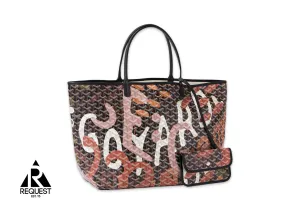 Saint Louis GM Tote Bag "Camouflage Black & Pink"