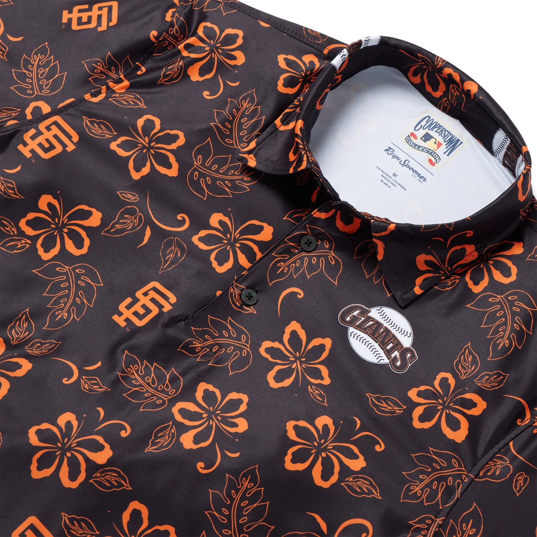 SAN FRANCISCO GIANTS COOPERSTOWN PERFORMANCE POLO