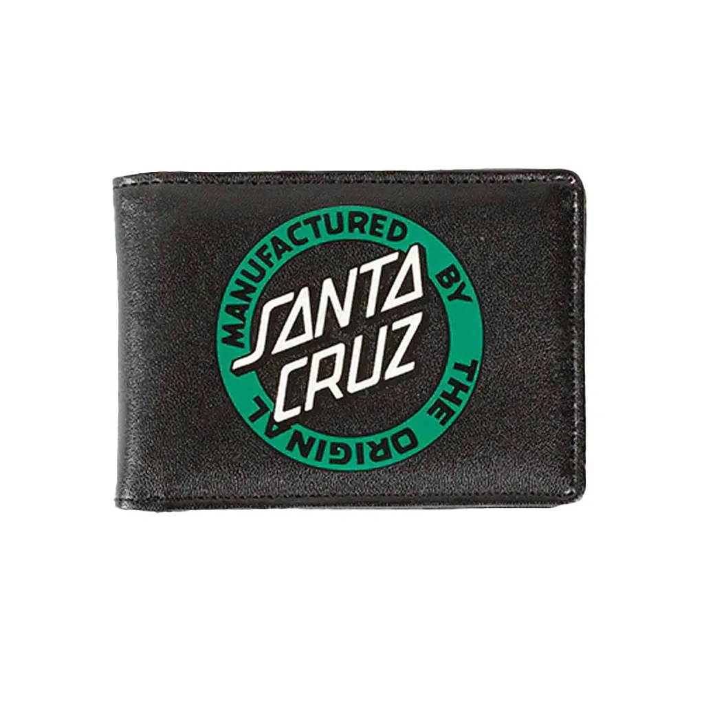 SANTA CRUZ MFG DOT PU WALLET - BLACK