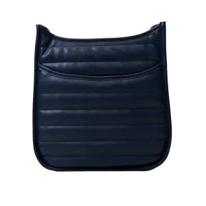 Sarah Quilted Faux Leather Messenger - No Strap