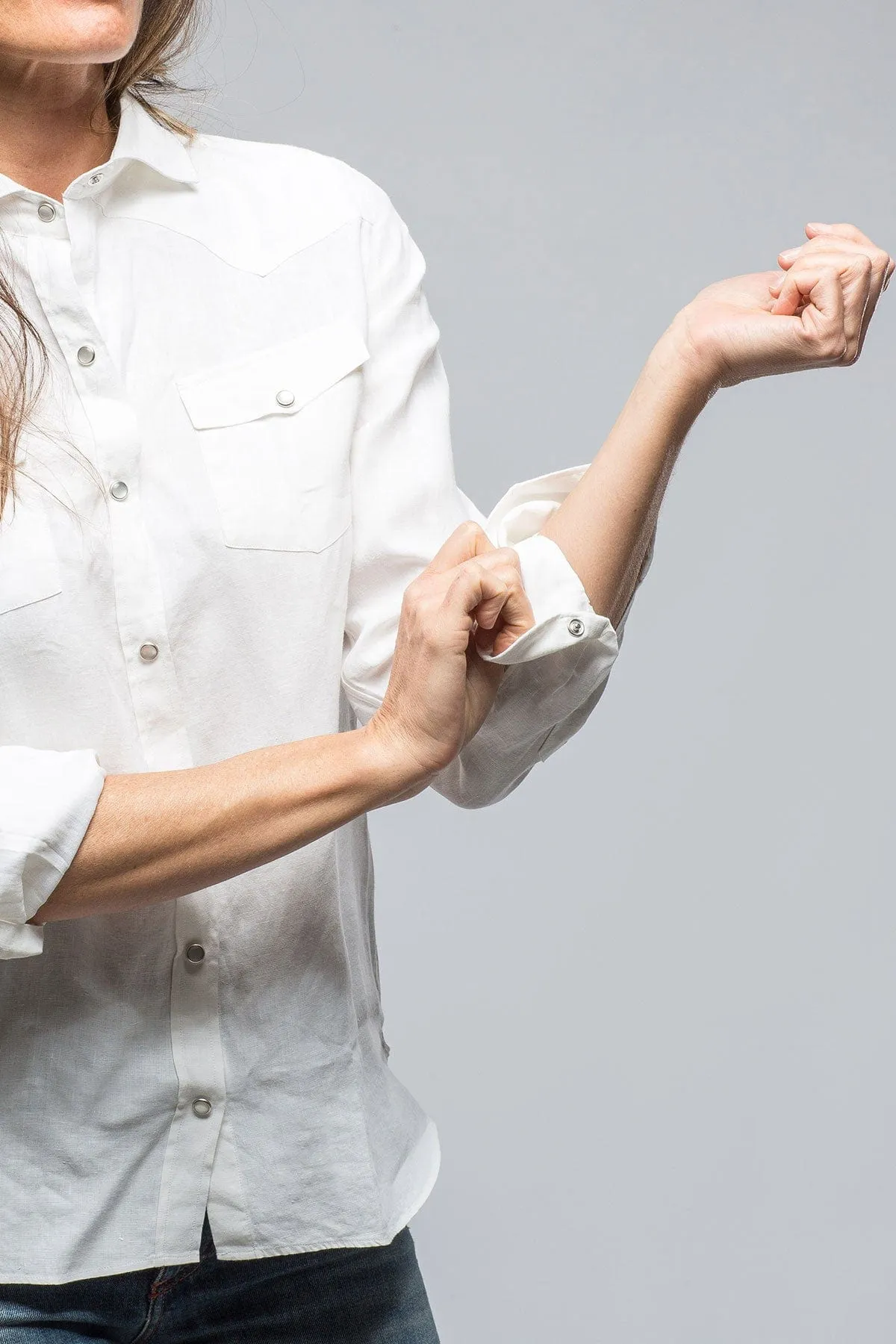 Sasco Linen Shirt In White
