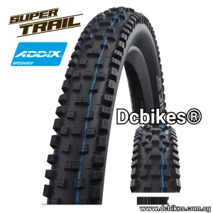 Schwalbe 27.5 | 29 X 2.6 Nobby Nic Boost Addix Super Trail Speedgrip MTB Tubeless Ready Folding Tyre (1 Tire)