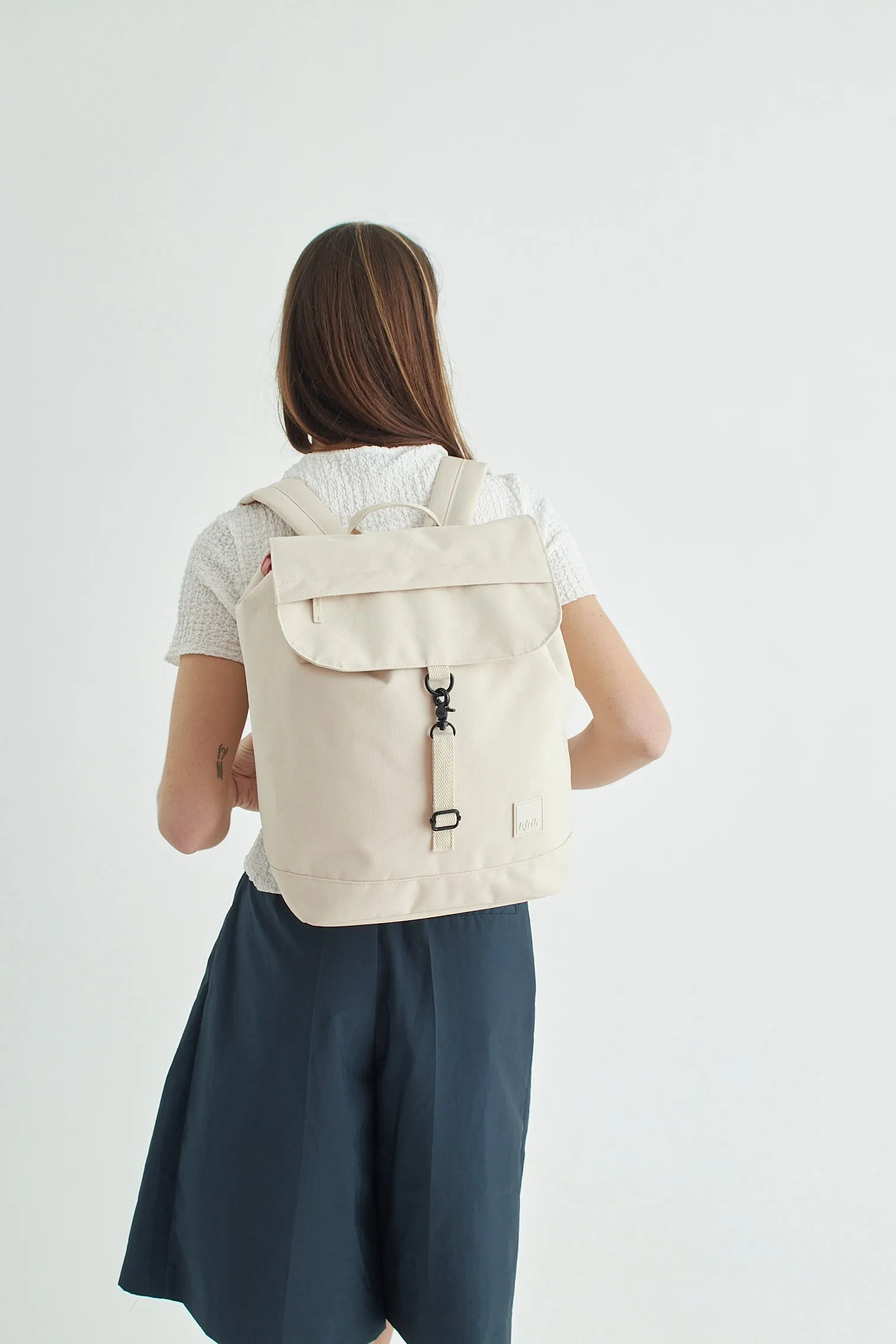 Scout Backpack Ecru Stripes