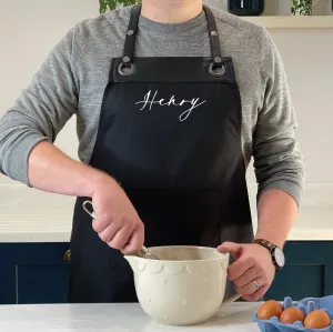 Script Artisan Apron Personalised With Name