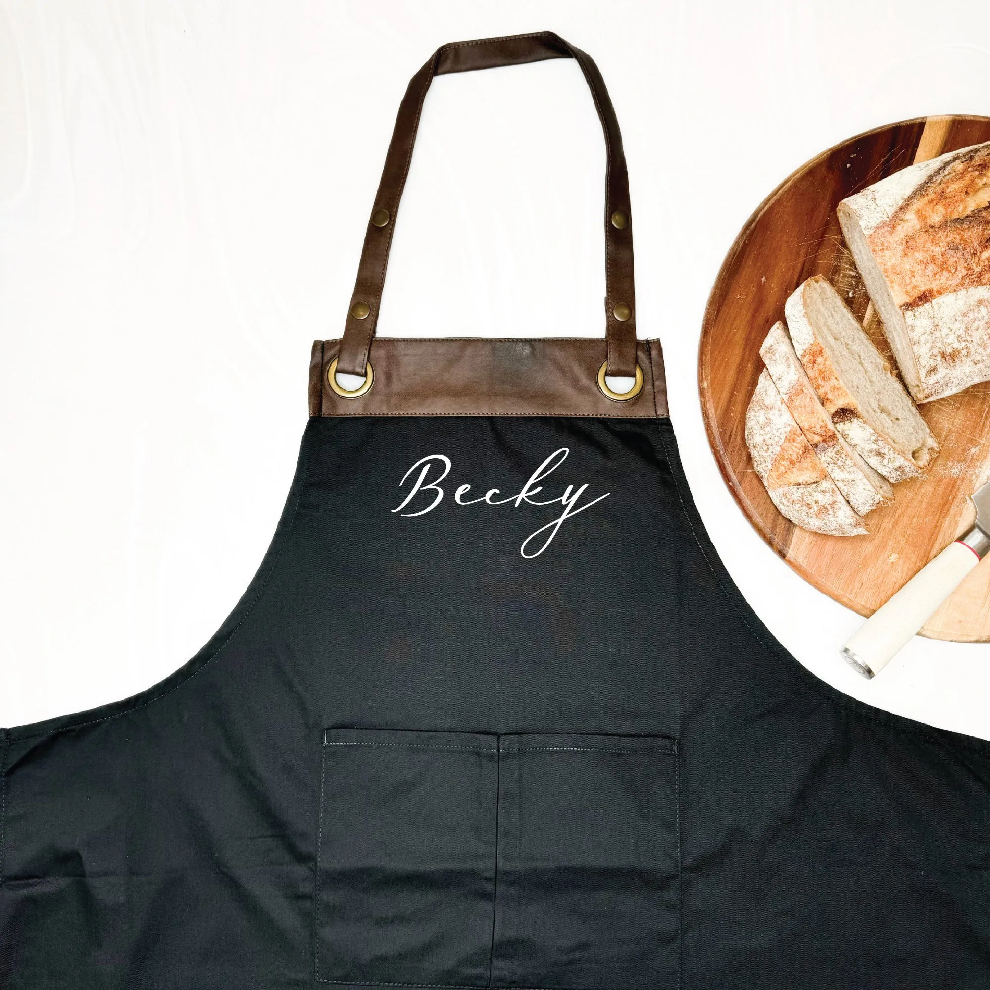 Script Artisan Apron Personalised With Name