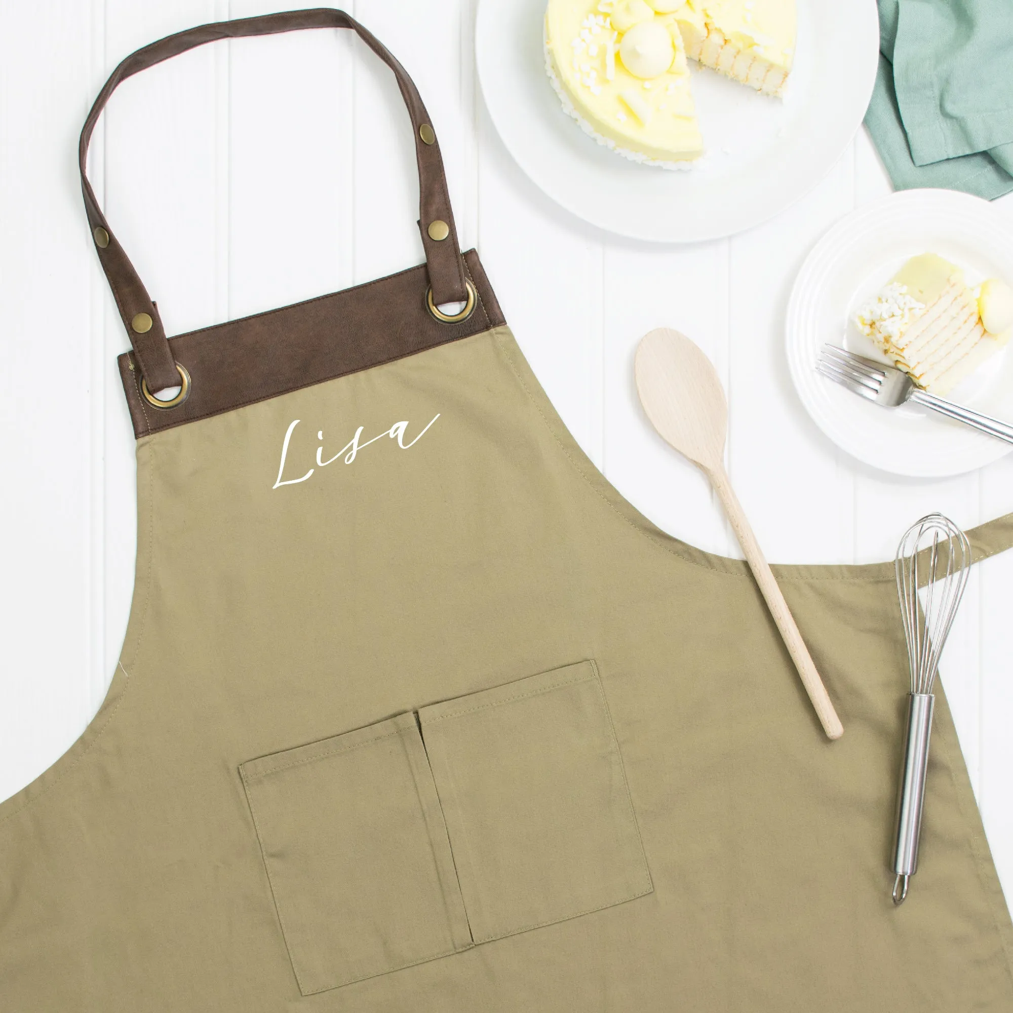 Script Artisan Apron Personalised With Name