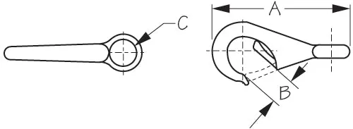 Seadog Fast Eye Boat Snap