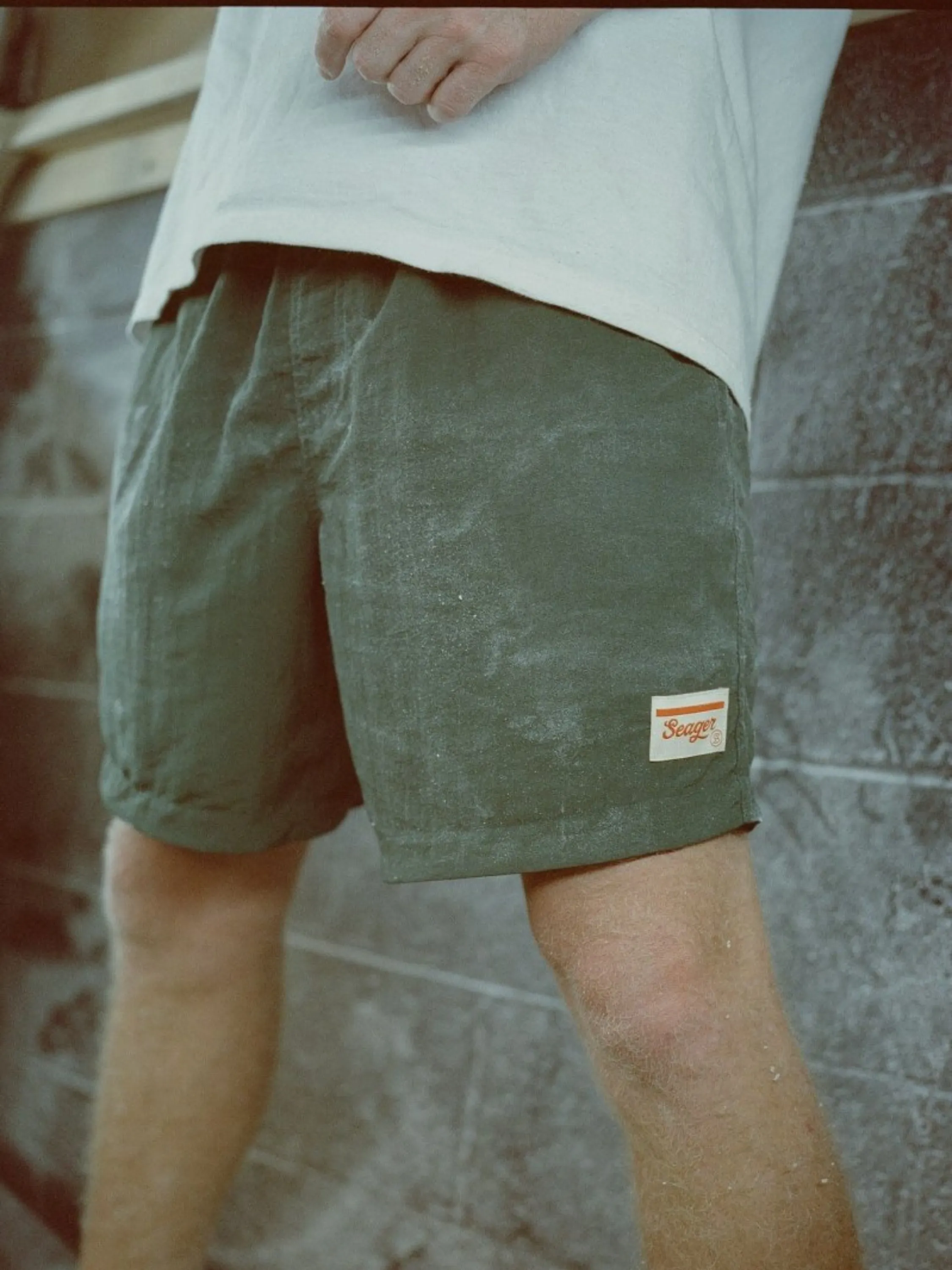 Seager Yuma Light Shorts - Dark Pine Green