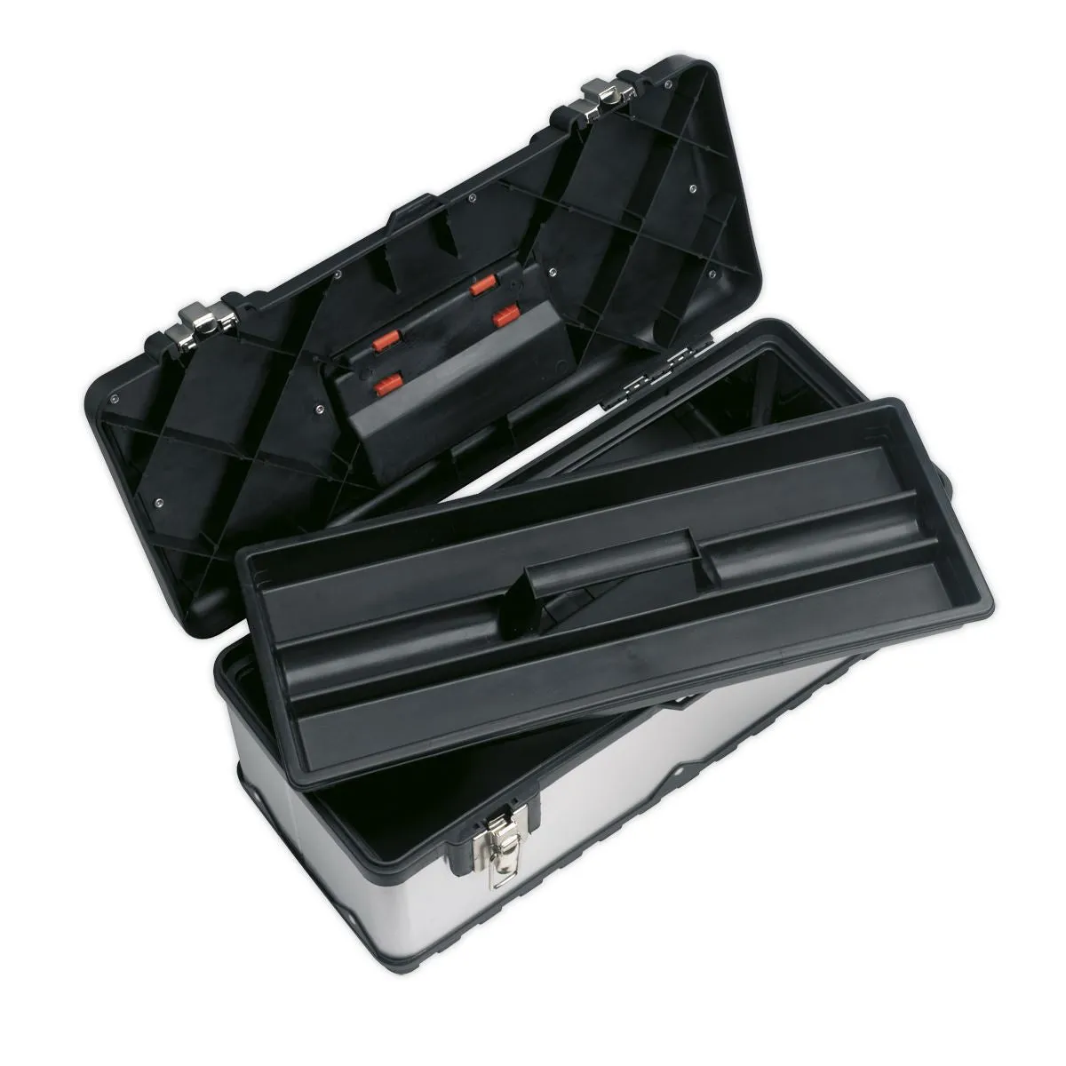 Sealey Stainless Steel Toolbox 505mm with Tote Tray