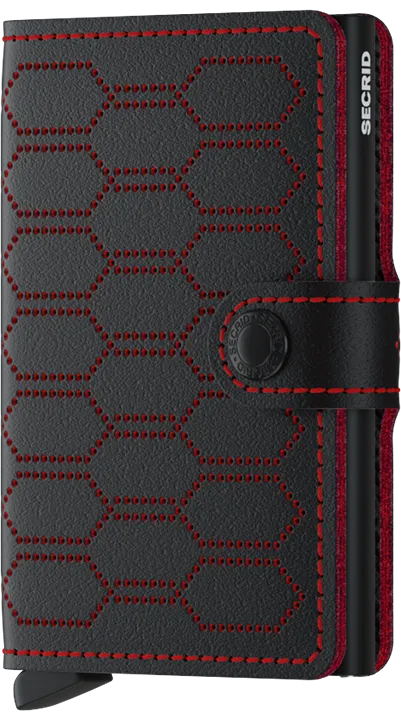 Secrid Mini Wallet Fuel - Black / Red