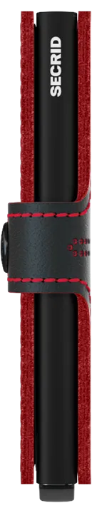 Secrid Mini Wallet Fuel - Black / Red