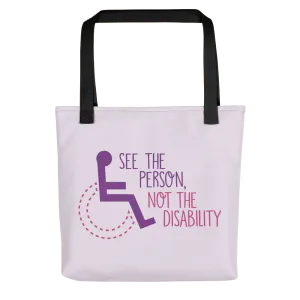 See the Person, Not the Disability (Women's Tote Bag)