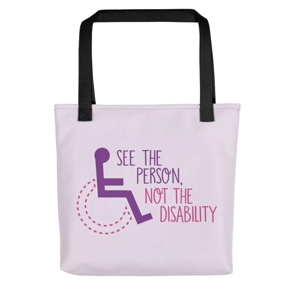 See the Person, Not the Disability (Women's Tote Bag)