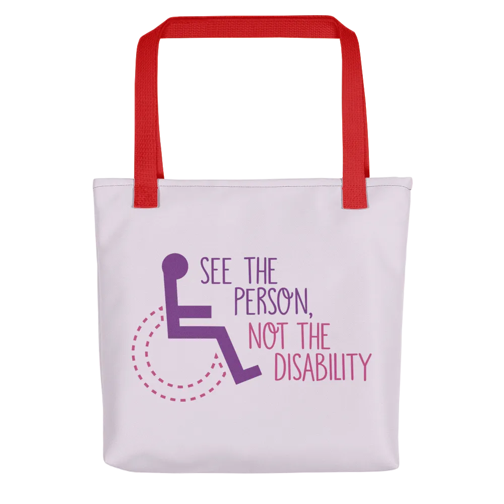 See the Person, Not the Disability (Women's Tote Bag)