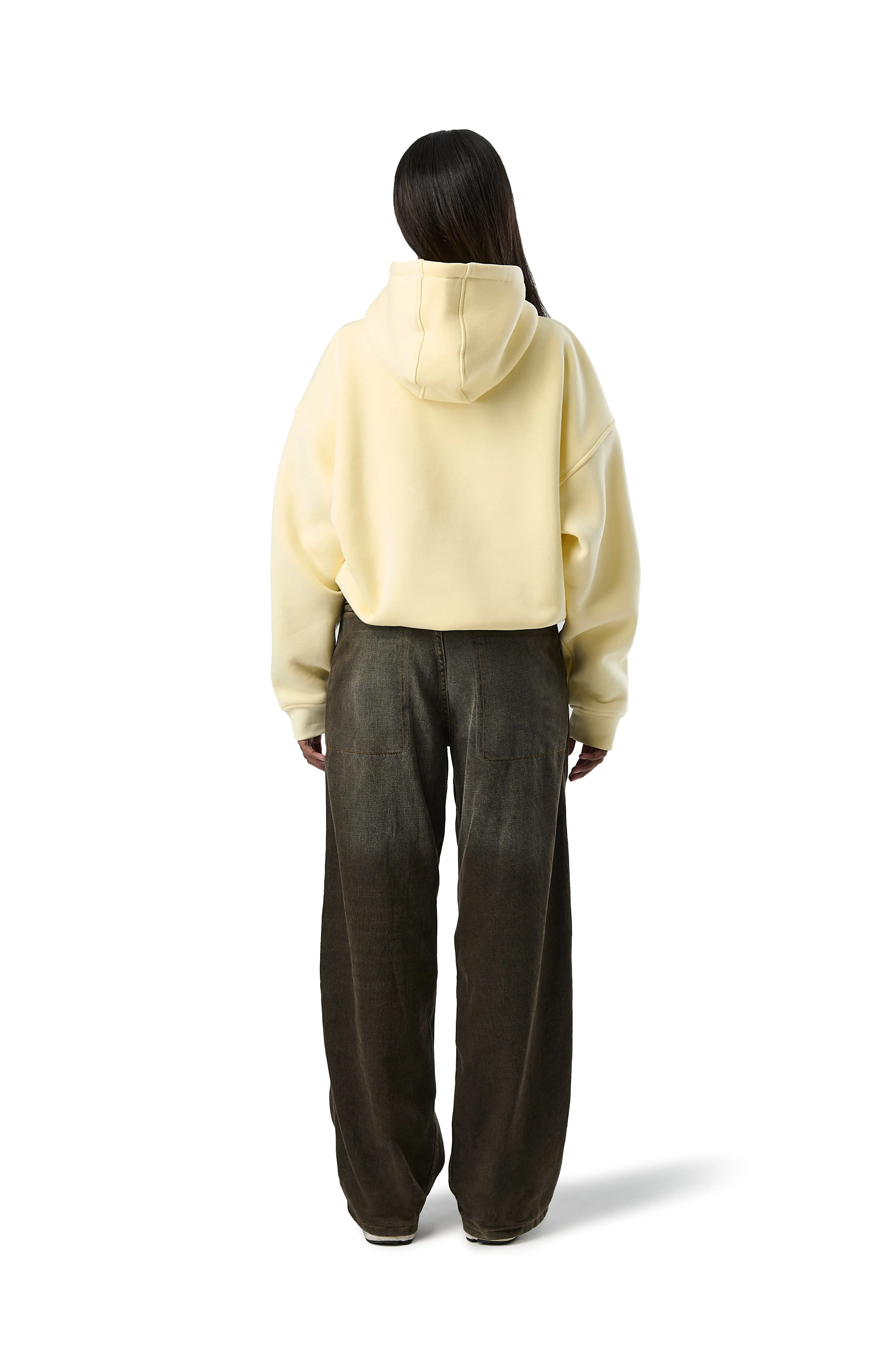 Seekers Motif Hoodie in Butter