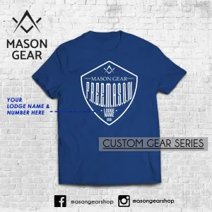 SHIELD t-shirt design -Print your Lodge name and number