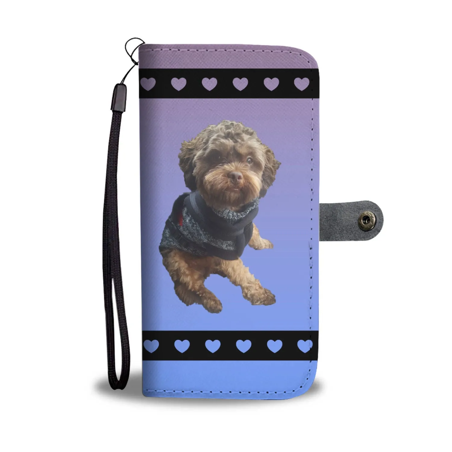 Shih Poo Phone Case Wallet