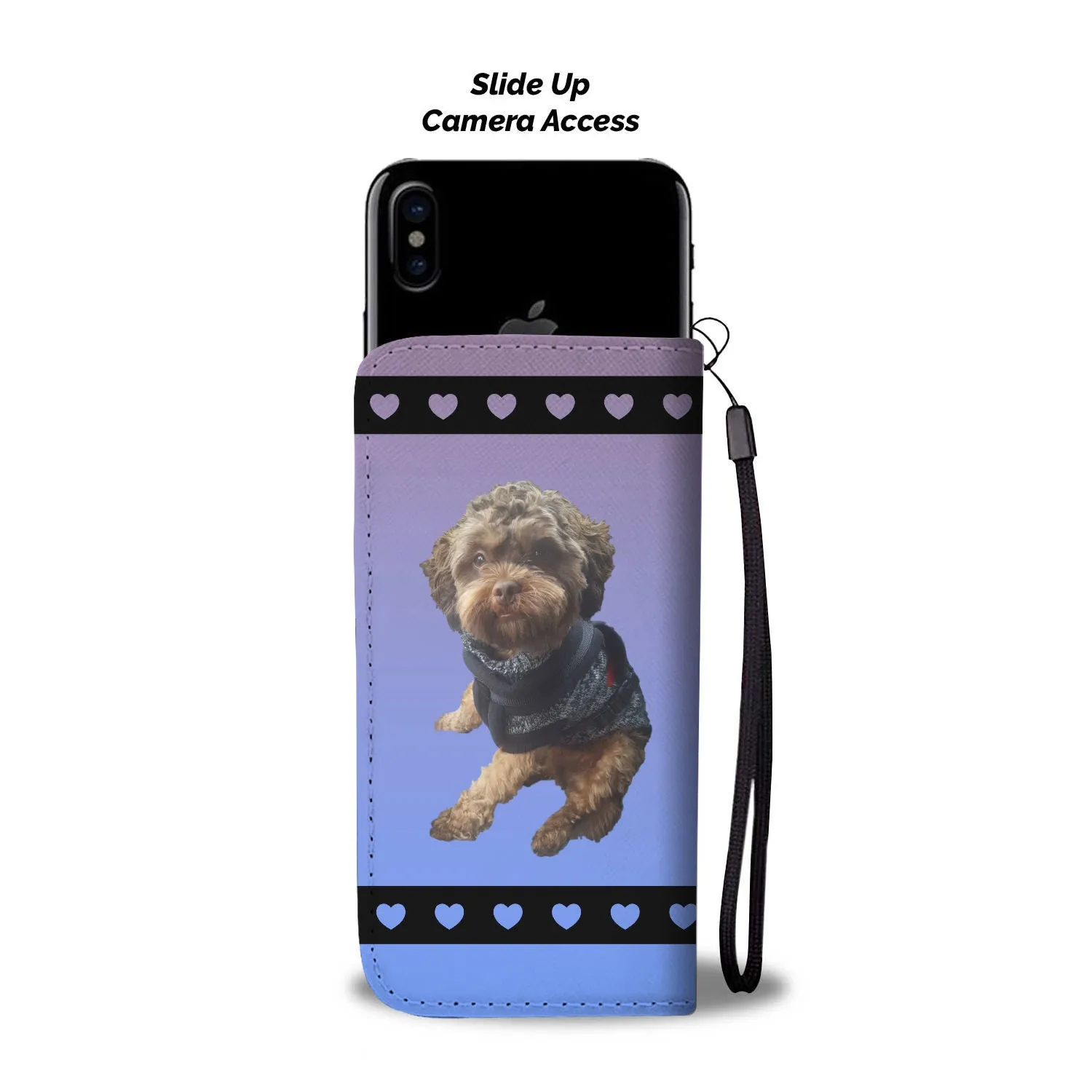 Shih Poo Phone Case Wallet