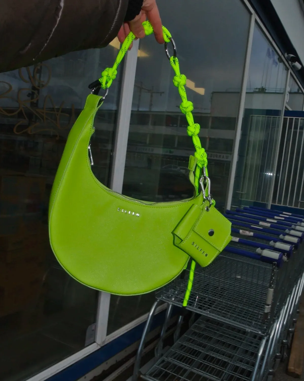 Shoulder Bag Helene - Lime Green