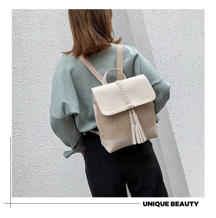 Shoulder Straw Woven Bag Women Fashion Woven Bag