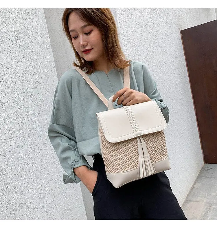 Shoulder Straw Woven Bag Women Fashion Woven Bag