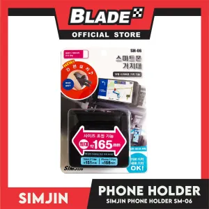 Simjin Phone Holder SM-06 (Black) Adjustable And Universal Phone Holder Car Air Vent