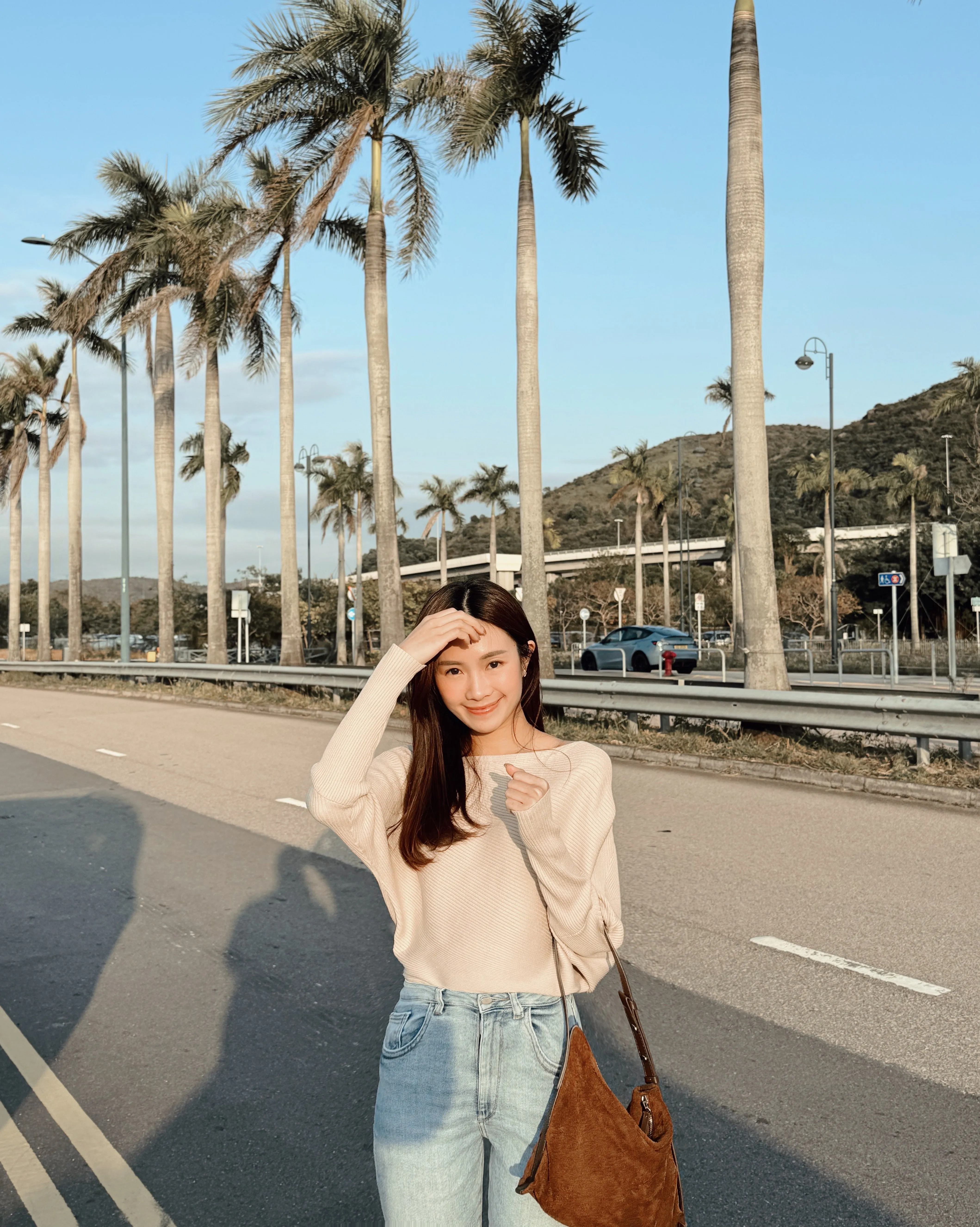 Slightly One Shoulder Off Sweater