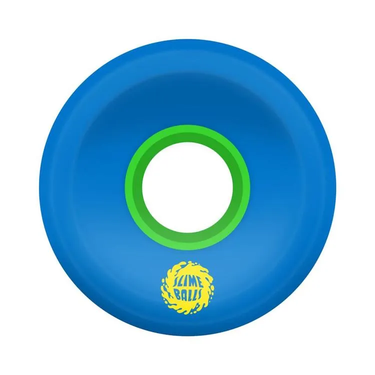 Slime Ball Wheels OG Slime Blue/Green Skateboard Wheels 78a 66mm