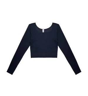 SLOGGI EVER INFUSED ALOE CROP TOP LONG SLEEVE