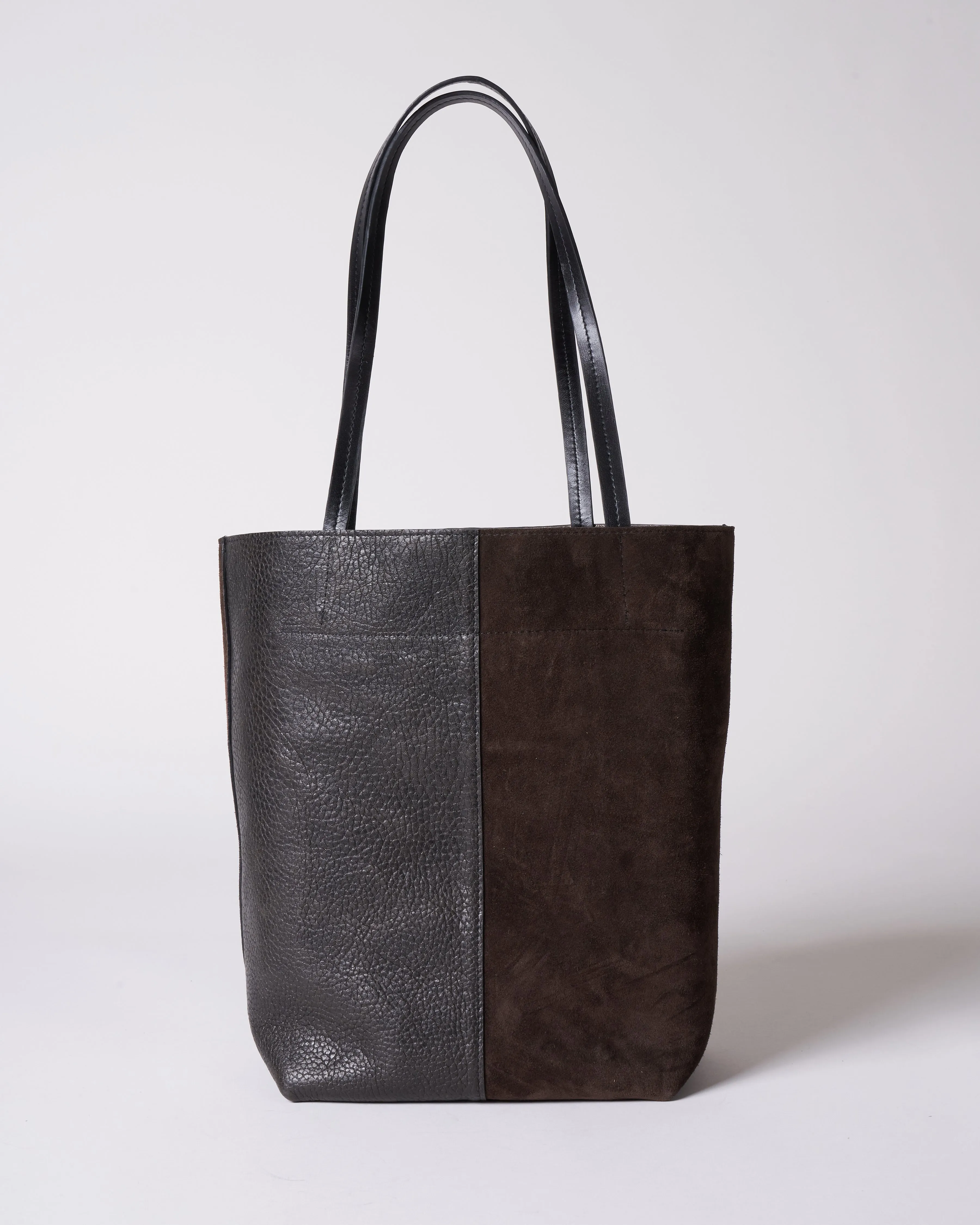 small essential tote - 2 tone sable