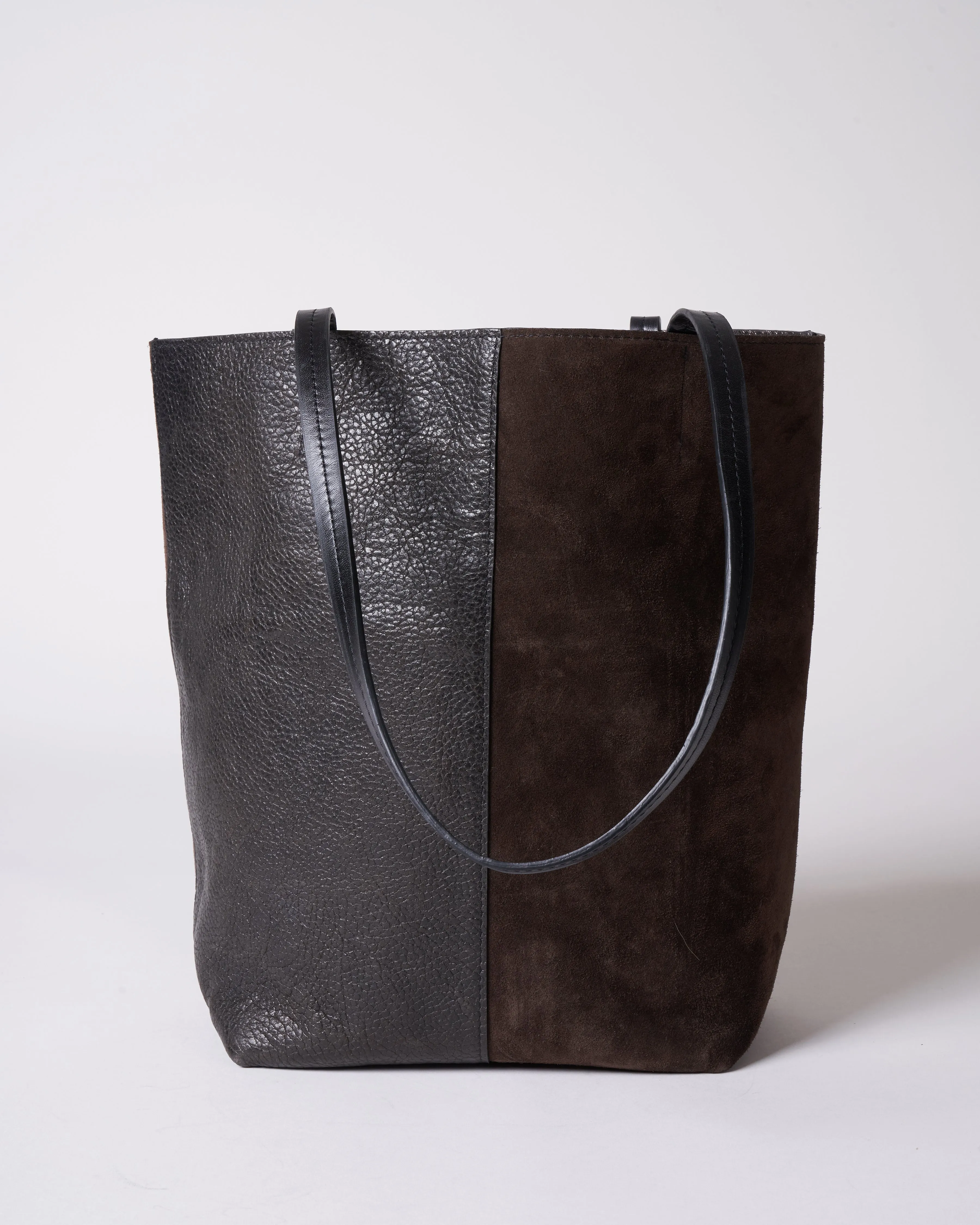 small essential tote - 2 tone sable