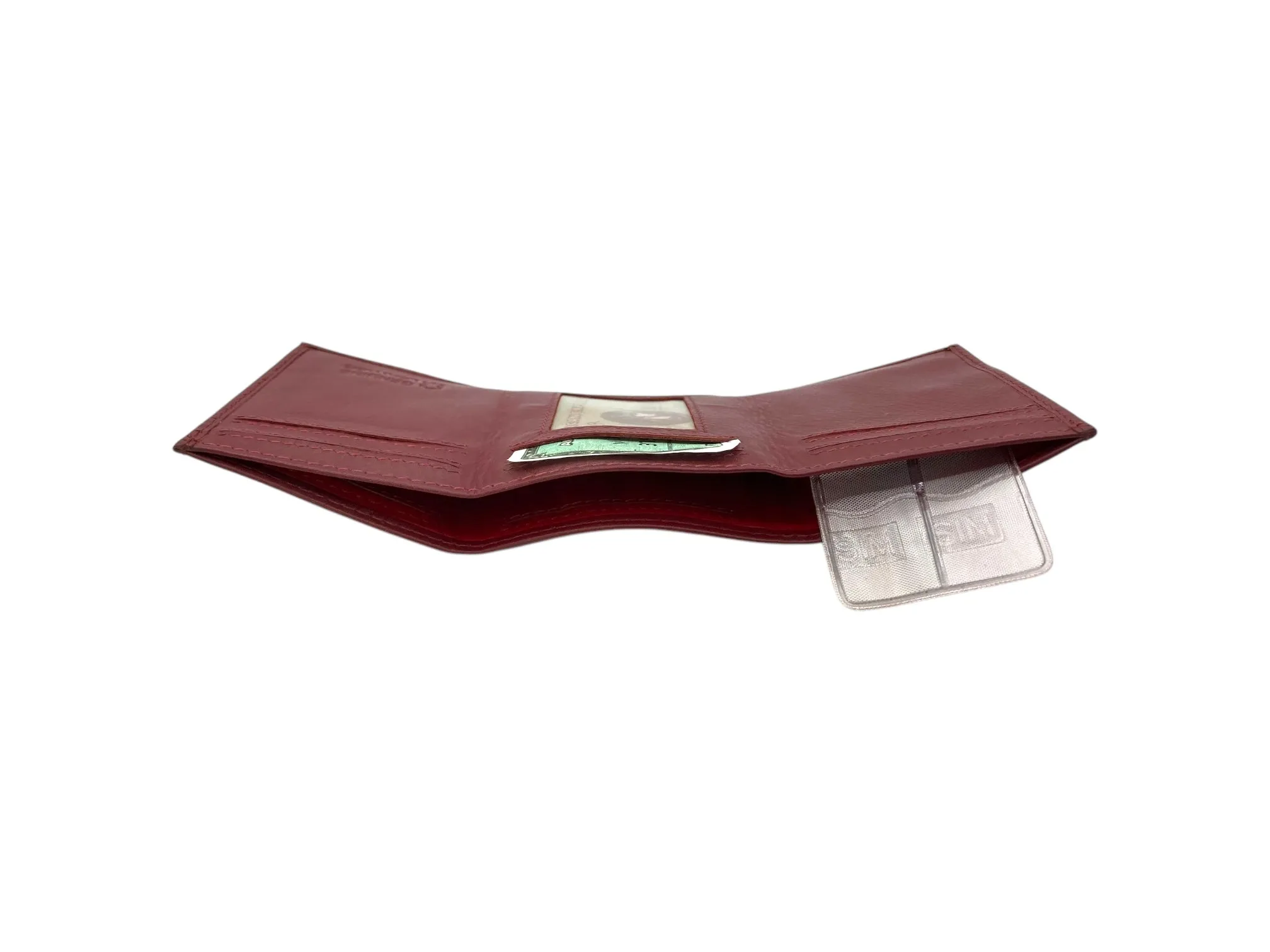 Small Trifold Wallet Compact Size Elastic Loop Lock # 1891[11]-EL.LOOP