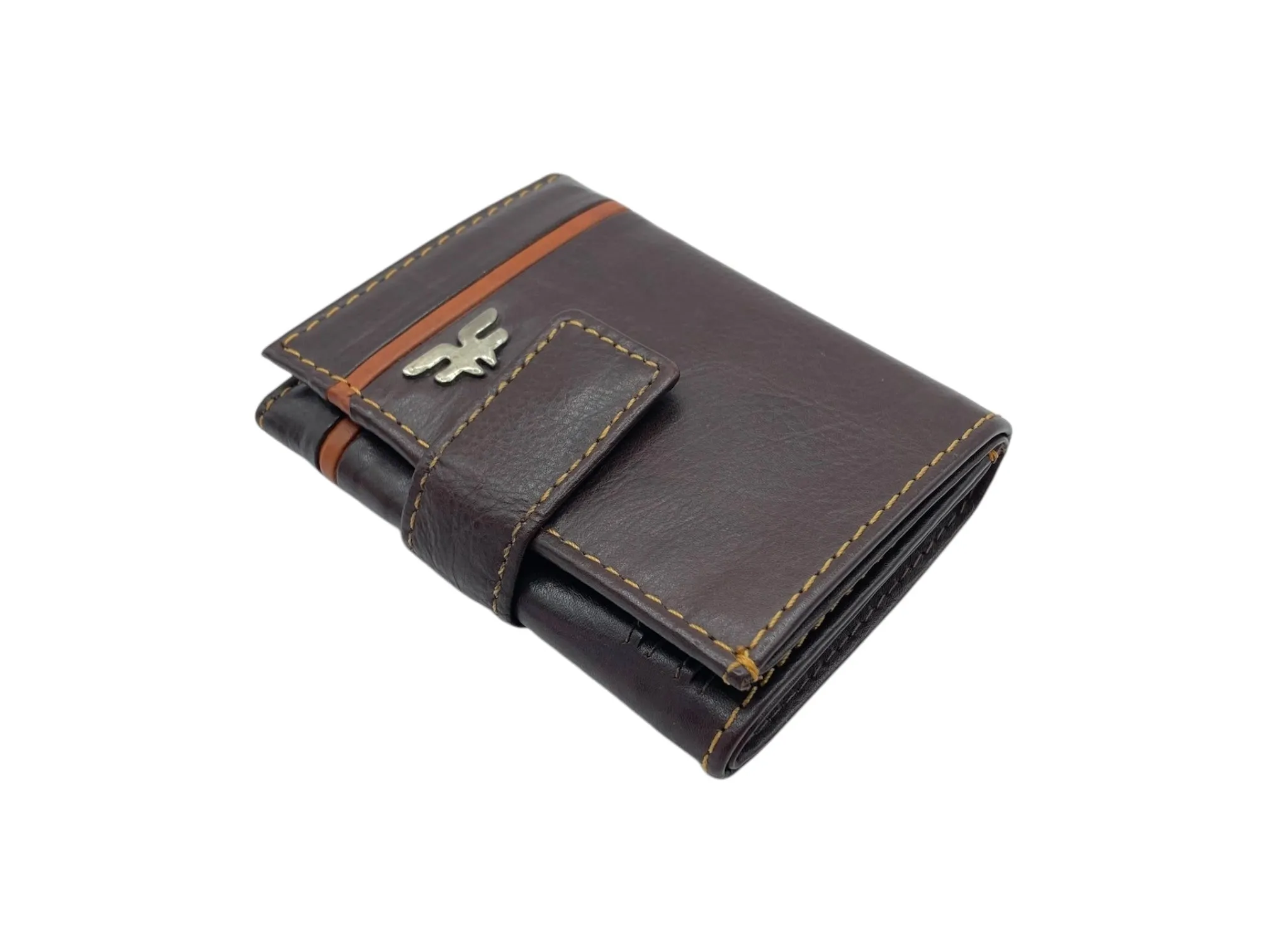 Small Trifold Wallet Compact Size Elastic Loop Lock # 1891[11]-EL.LOOP
