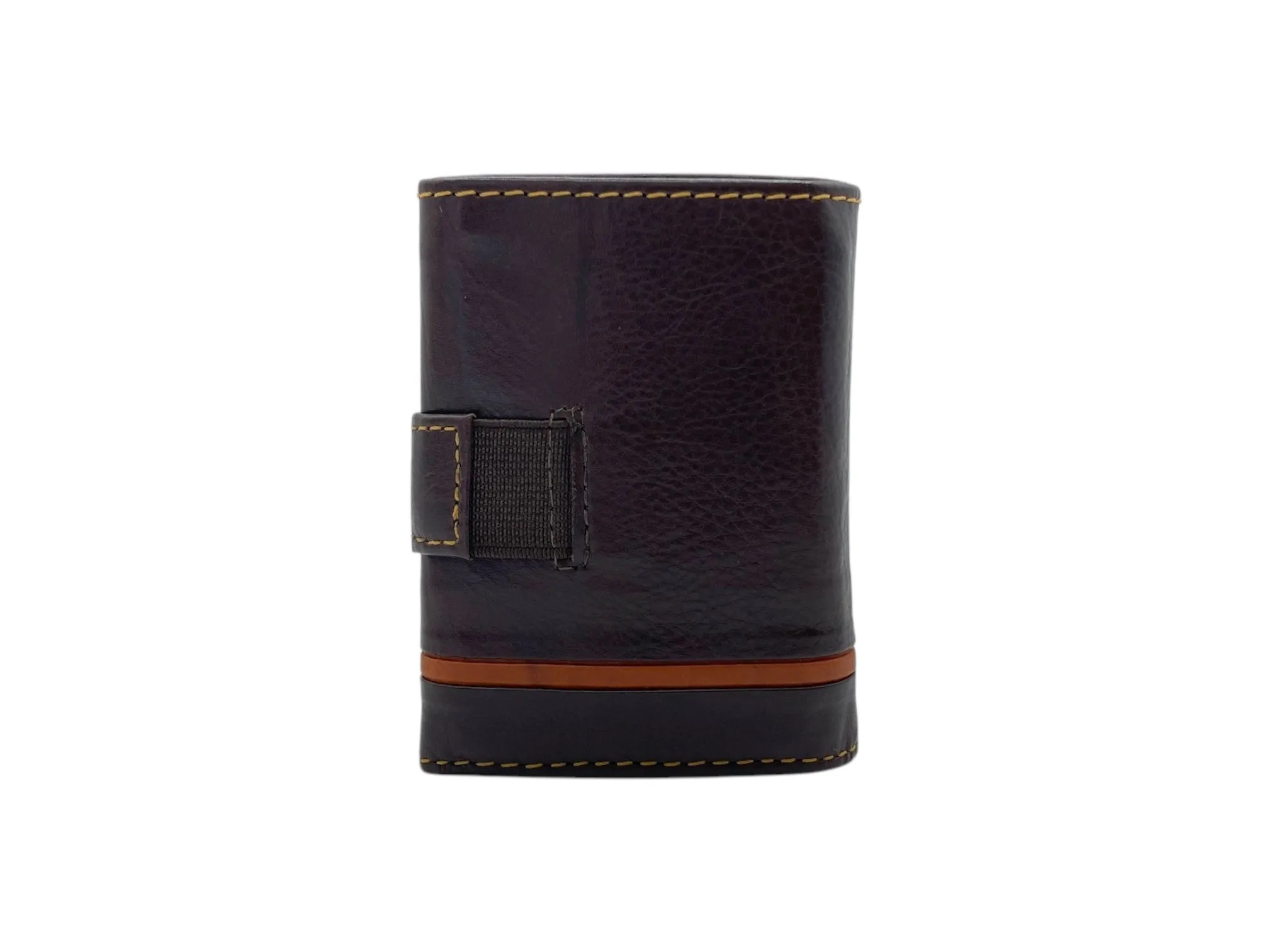 Small Trifold Wallet Compact Size Elastic Loop Lock # 1891[11]-EL.LOOP