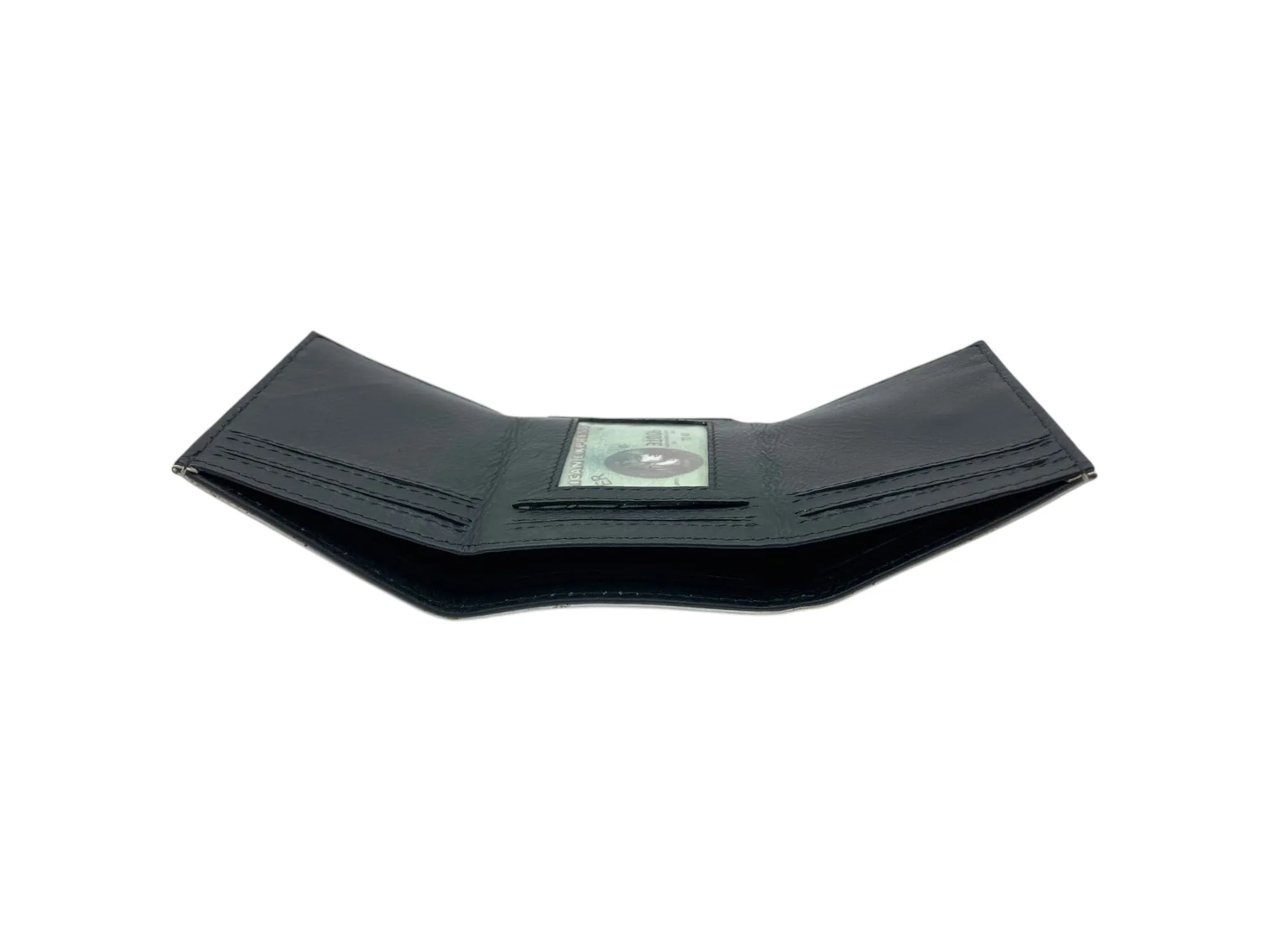 Small Trifold Wallet Compact Size Elastic Loop Lock # 1891[11]-EL.LOOP