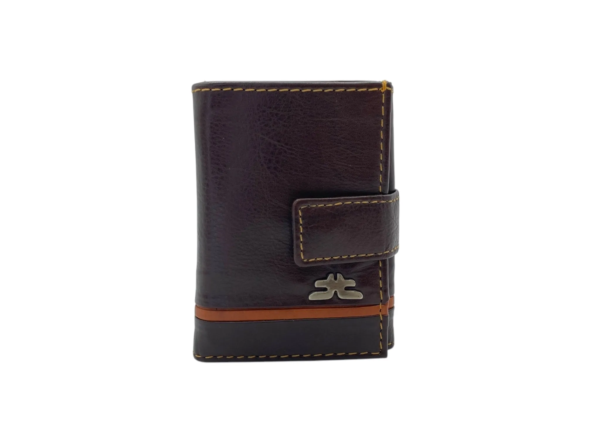 Small Trifold Wallet Compact Size Elastic Loop Lock # 1891[11]-EL.LOOP
