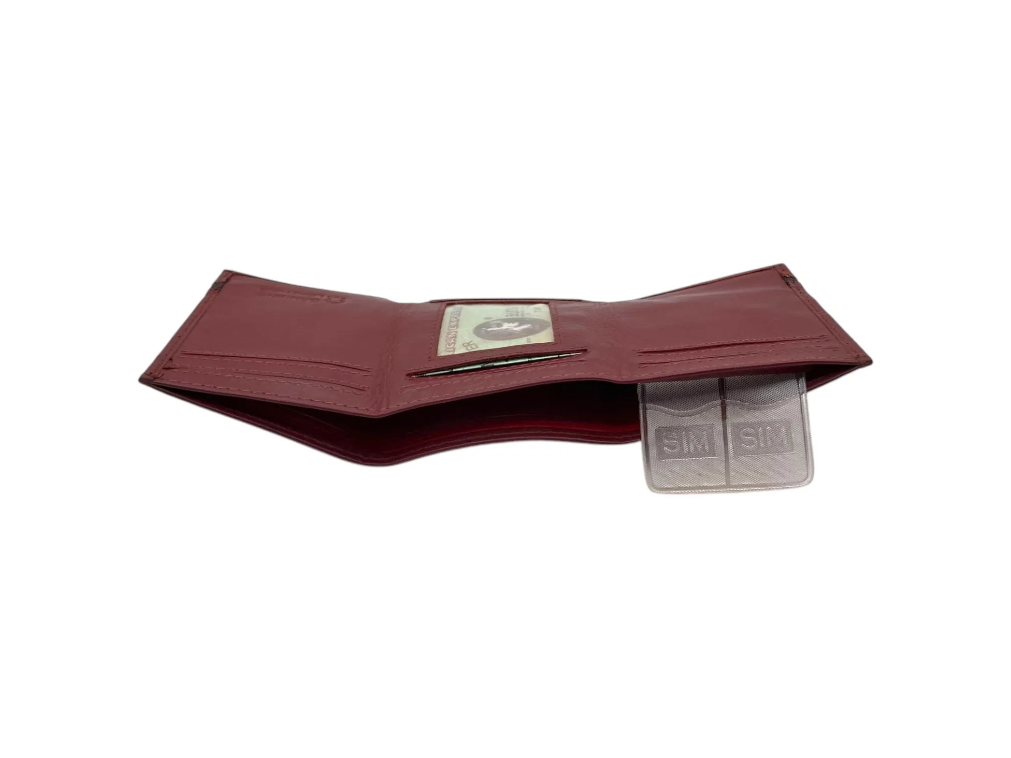 Small Trifold Wallet Compact Size Elastic Loop Lock # 1891[11]-EL.LOOP
