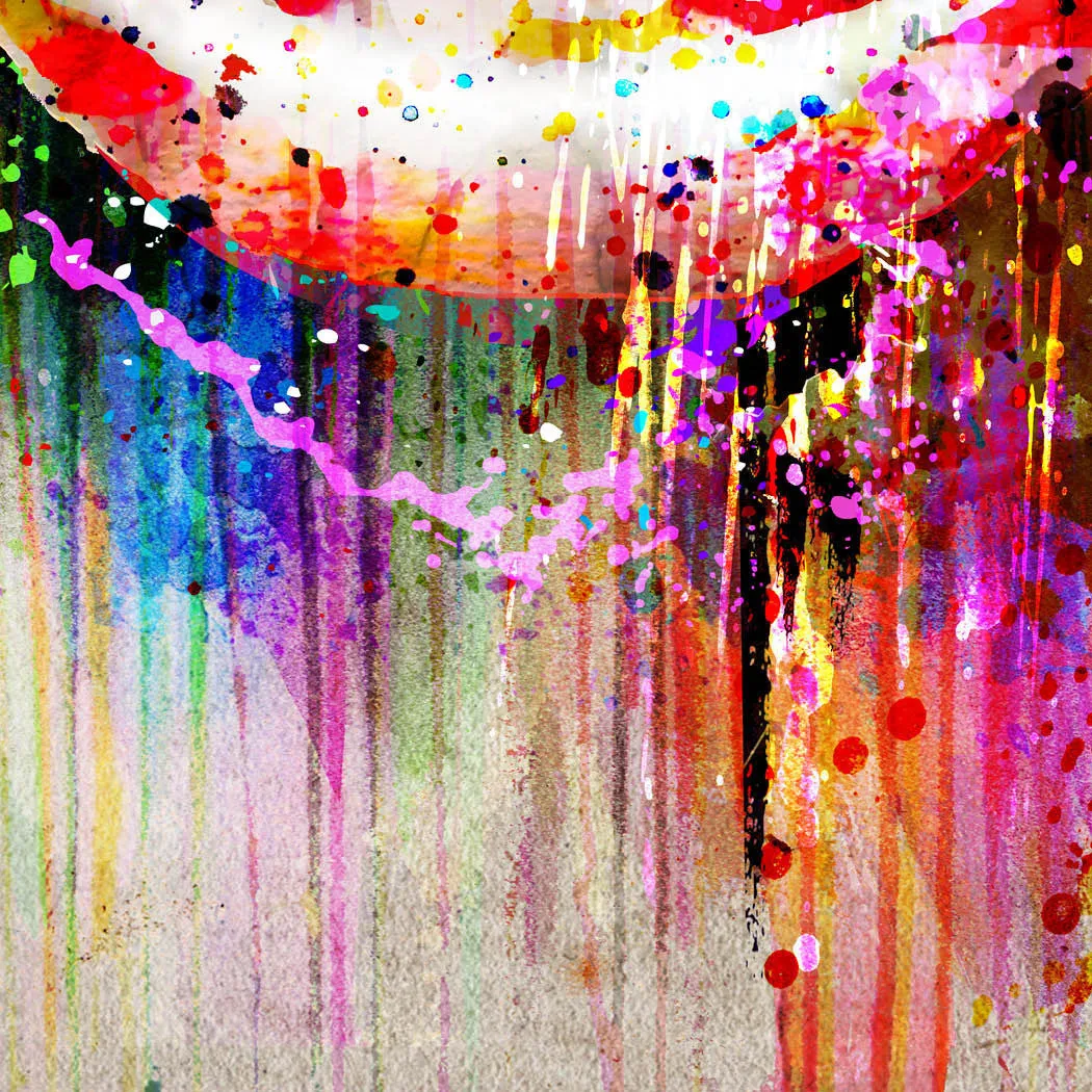 Smile Artwork, Mouth art print, Lips painting