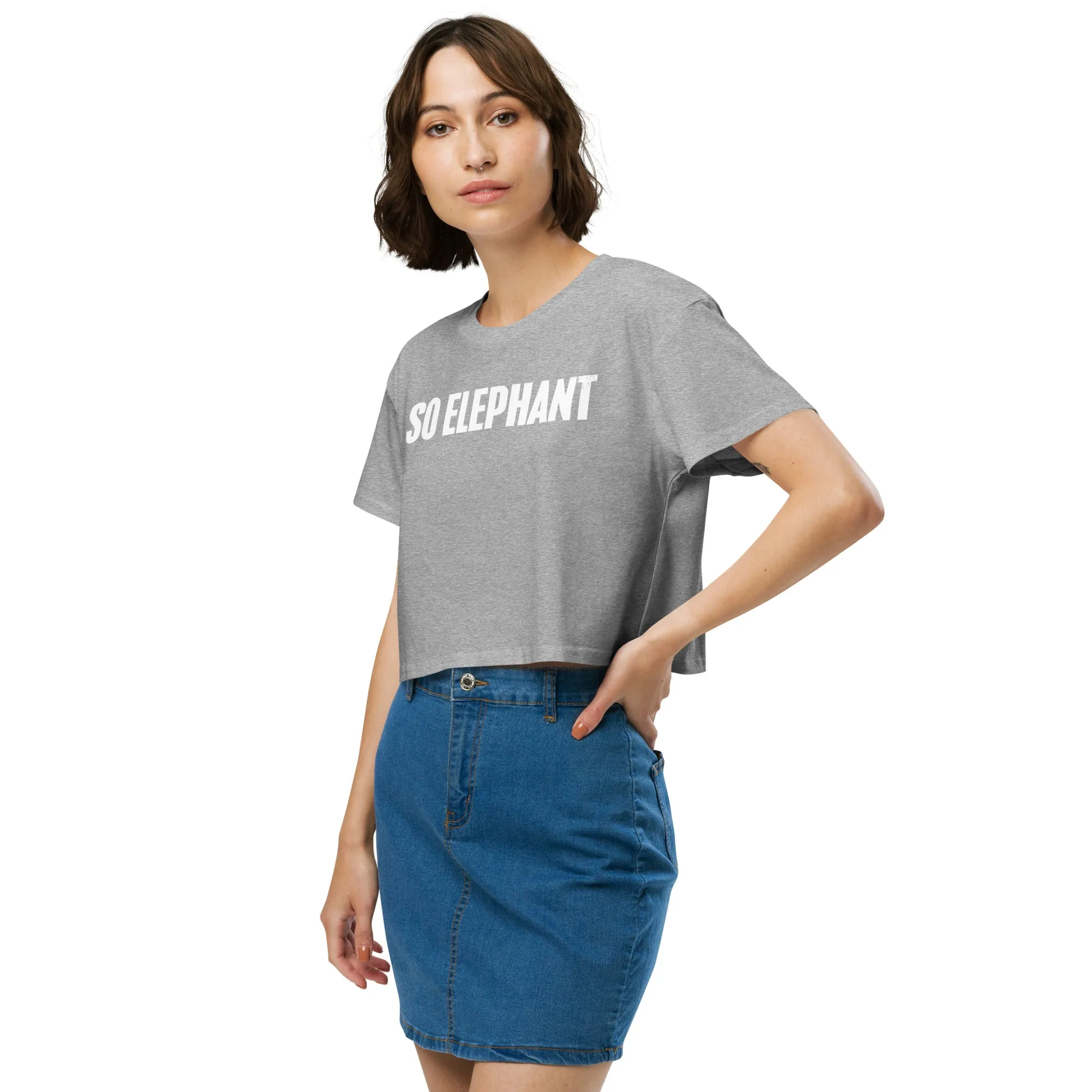 SO ELEPHANT WOMEN'S CROP TOP "ORIGINAL" BEAUTY