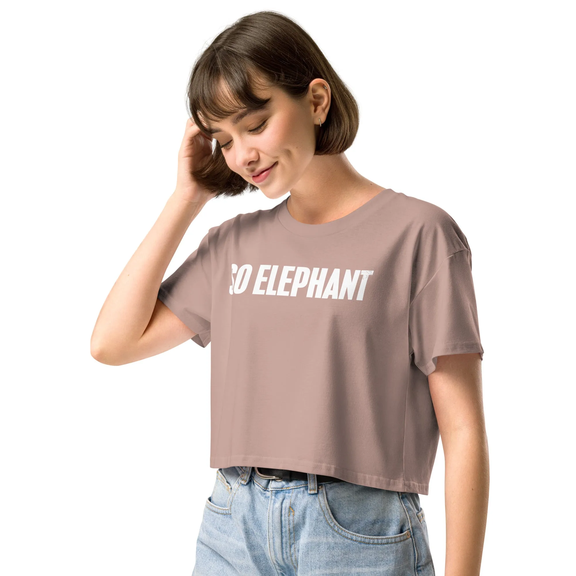 SO ELEPHANT WOMEN'S CROP TOP "ORIGINAL" BEAUTY