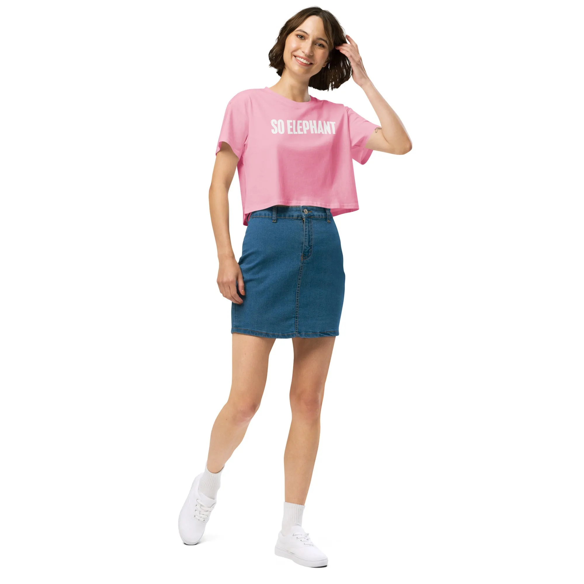 SO ELEPHANT WOMEN'S CROP TOP "ORIGINAL" BEAUTY