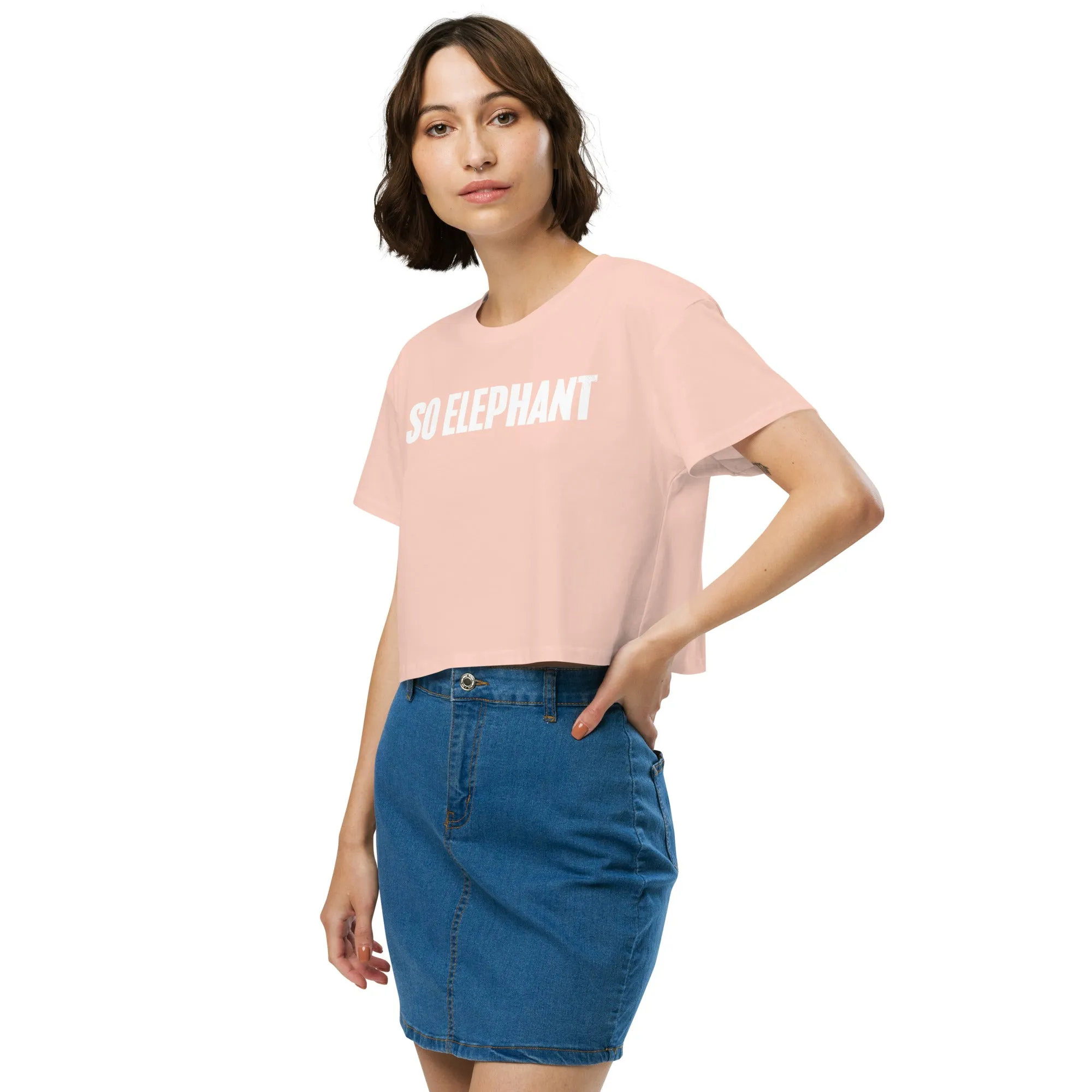 SO ELEPHANT WOMEN'S CROP TOP "ORIGINAL" BEAUTY