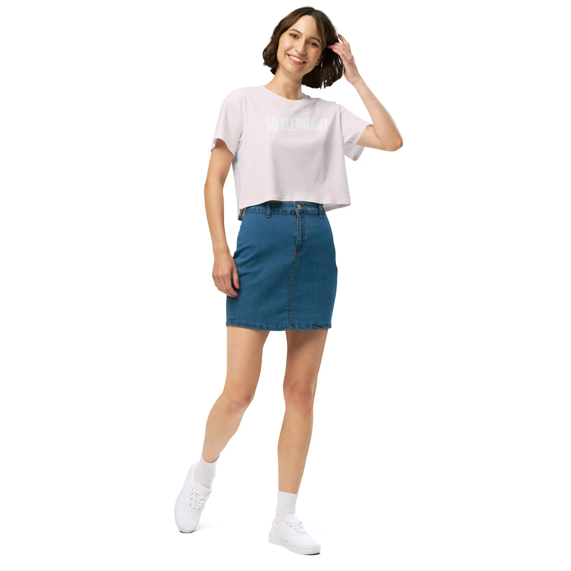 SO ELEPHANT WOMEN'S CROP TOP "ORIGINAL" BEAUTY