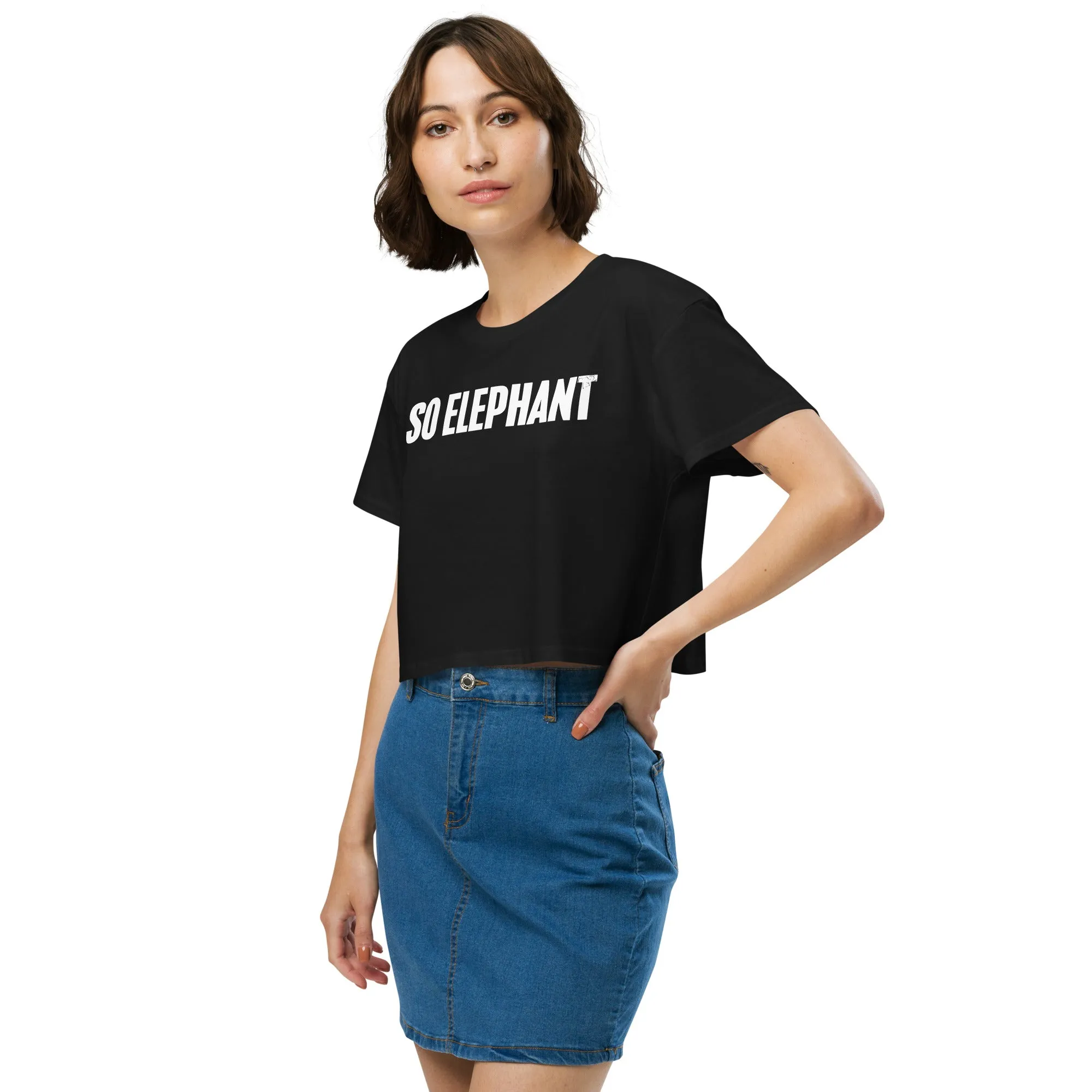 SO ELEPHANT WOMEN'S CROP TOP "ORIGINAL" BEAUTY